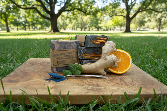 Indigo Ginger Mint — Tallow Bar Soap